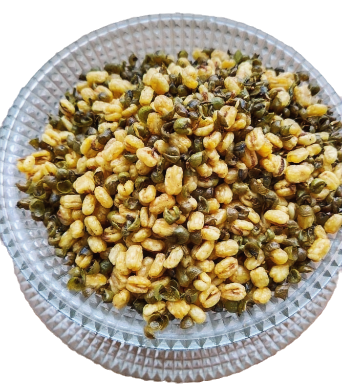 Thumbnail: Namkeenwali, Rosted Green Moong Daal, Pack of 1,200gm, 400gm, 800gm