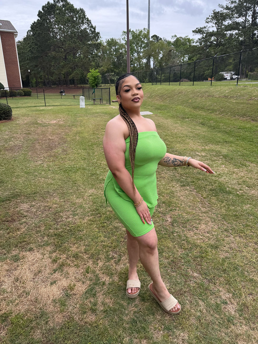 Thumbnail: Tracey 2 Piece Set - LIME GREEN.