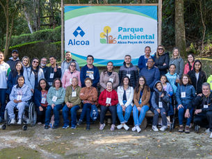 Atendidos da ADEFIP visitam Parque Ambiental da Alcoa em Poços de Caldas