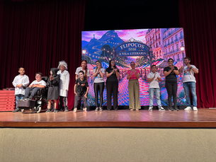 "Herói ou Vilão, Desafio de César!" encanta o público da FLIPOÇOS e celebra o poder da cultura e da inclusão