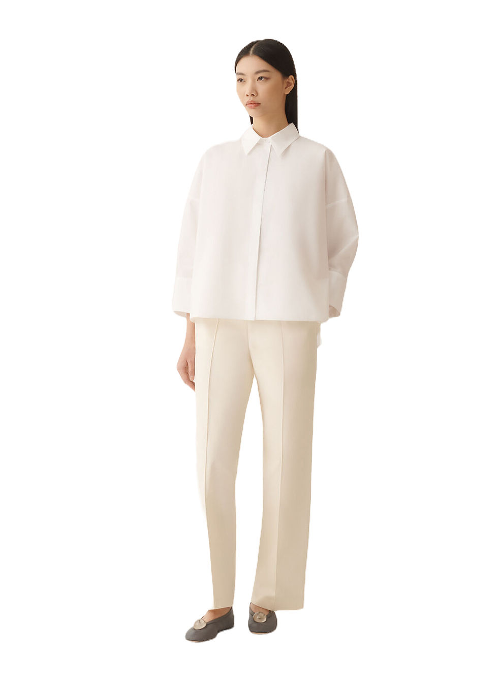Thumbnail: Chemise courte en popeline FABIANA FILIPPI