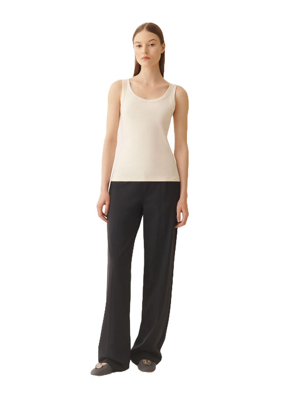 T-shirt sans manches en jersey FABIANA FILIPPI