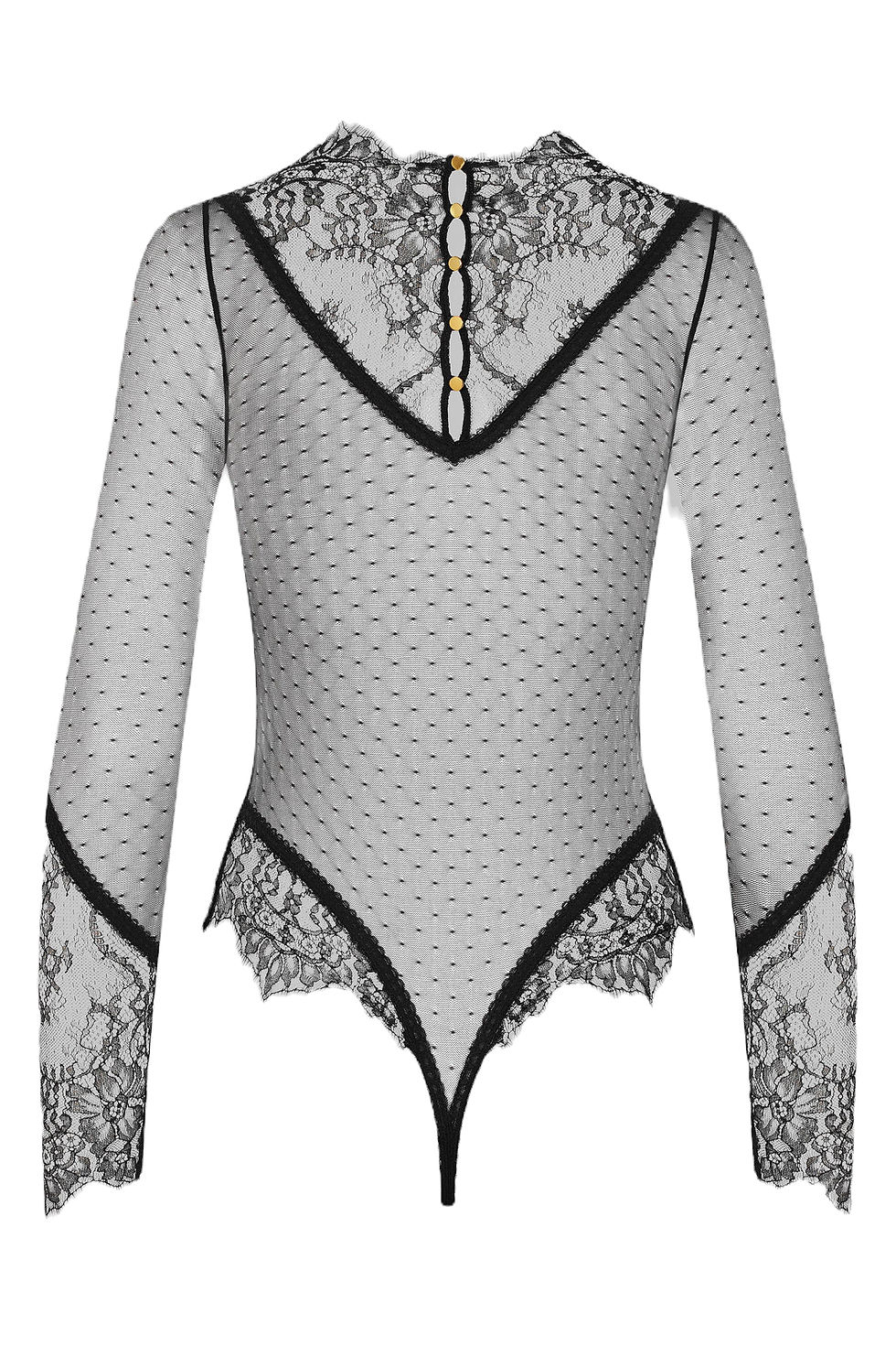Miniature : Inspiration Divine MAISON CLOSE Body string voile dentelle