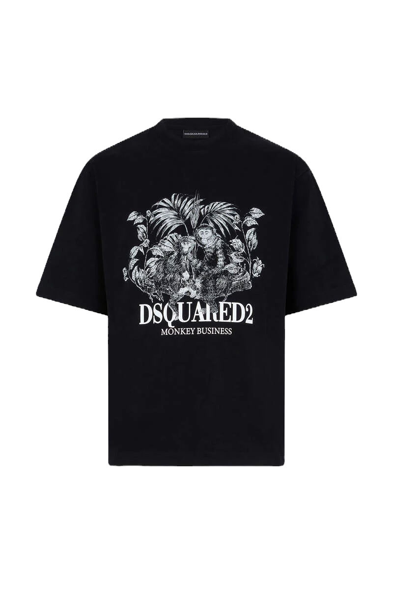 Monkey Business Loose Fit T-Shirt DSQUARED2