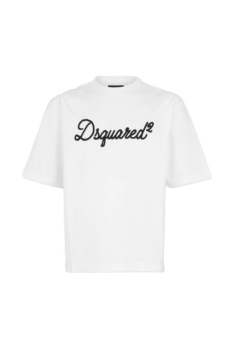 T-shirt ample brodé Dsquared2