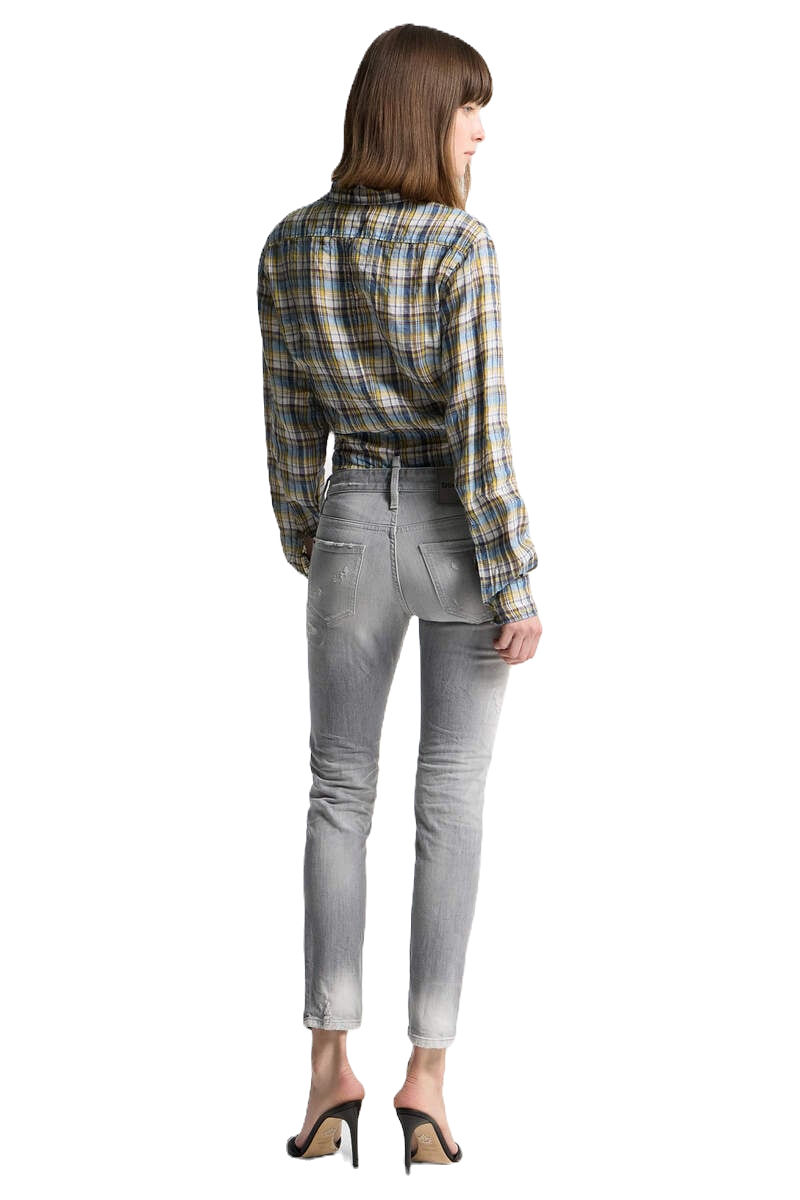 Miniature : Brushed Grey Wash Skinny Jeans DSQUARED2