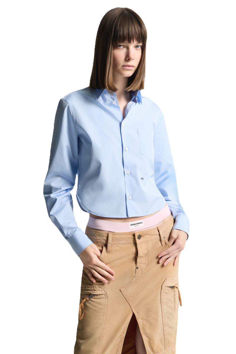 Chemise classique Mini Dean avec poche DSQUARED2