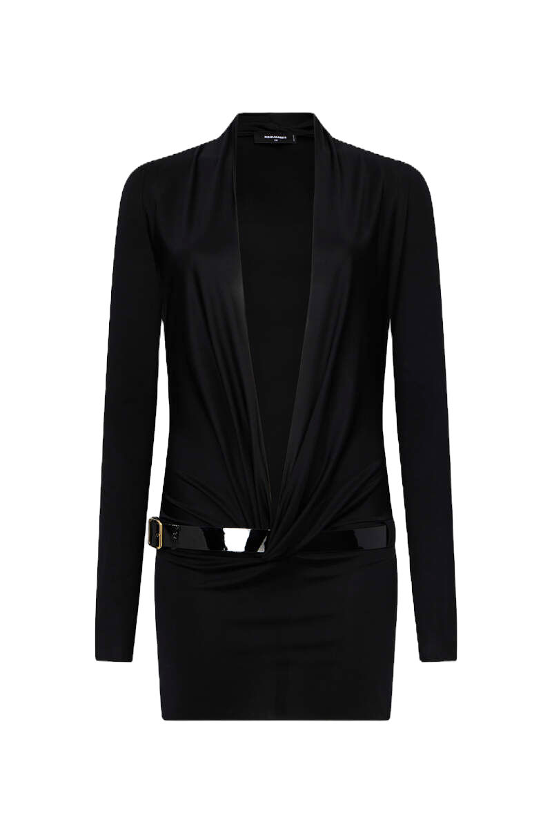Robe à manches longues décolletée DSQUARED2