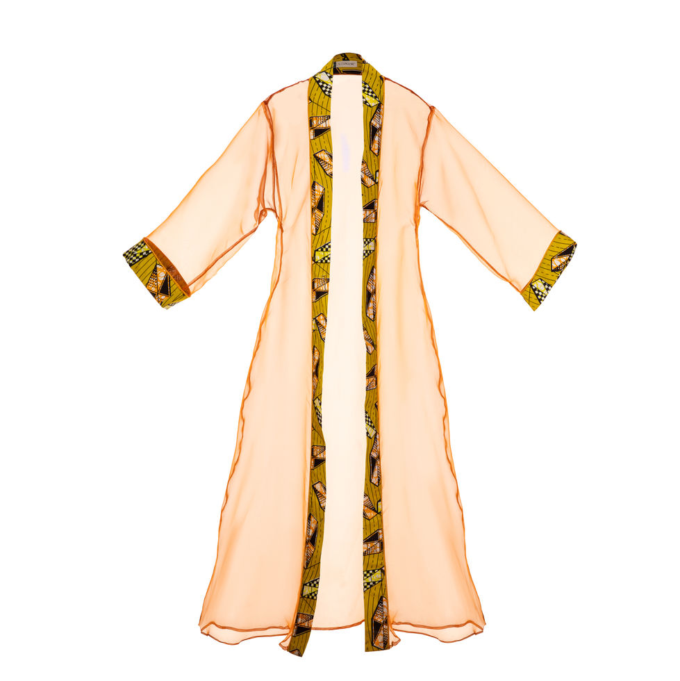 Beach transparent kimono