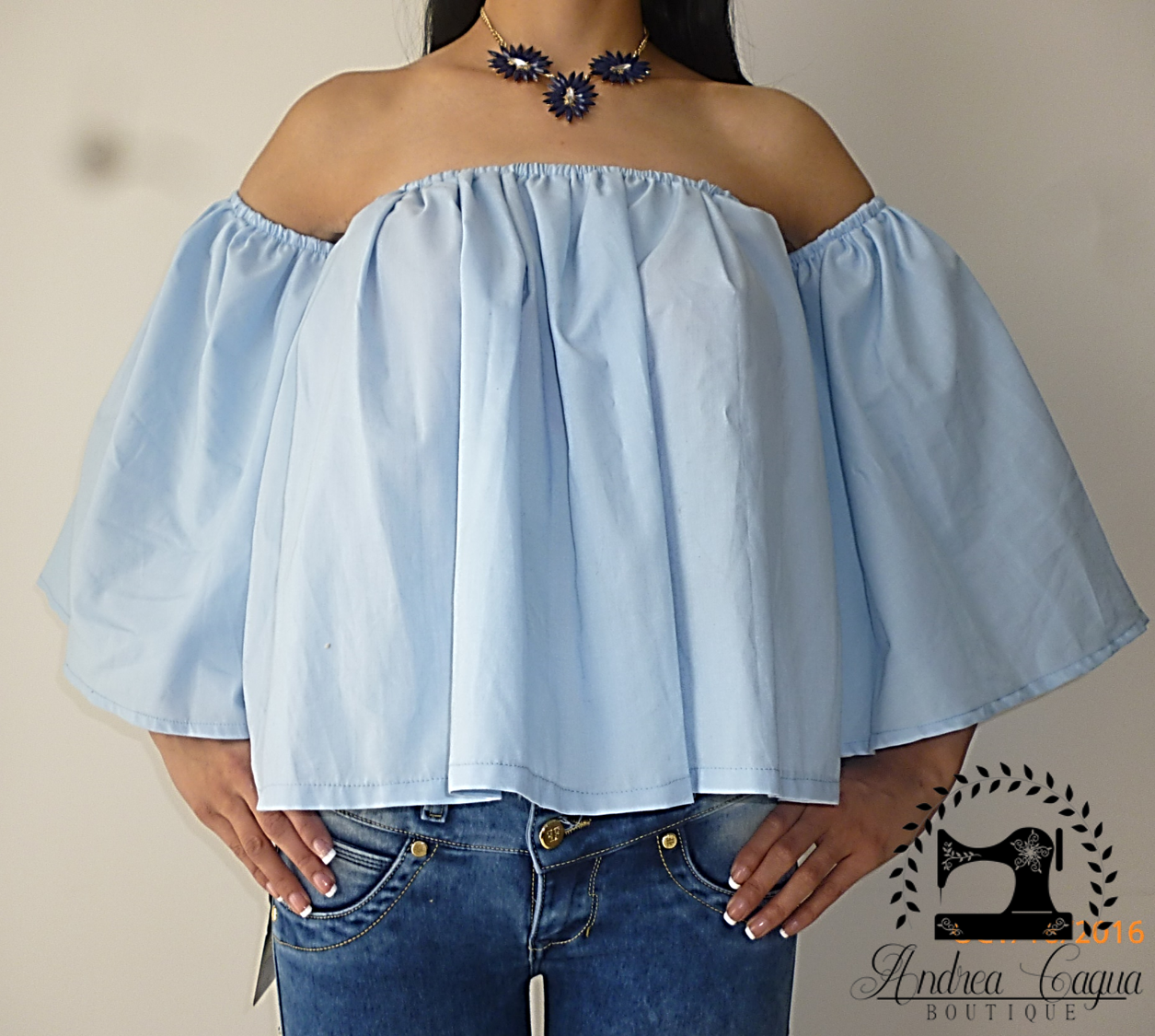 BLUSA AZUL SARA