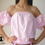 Miniatura: BLUSA ROSA DRAPEADA