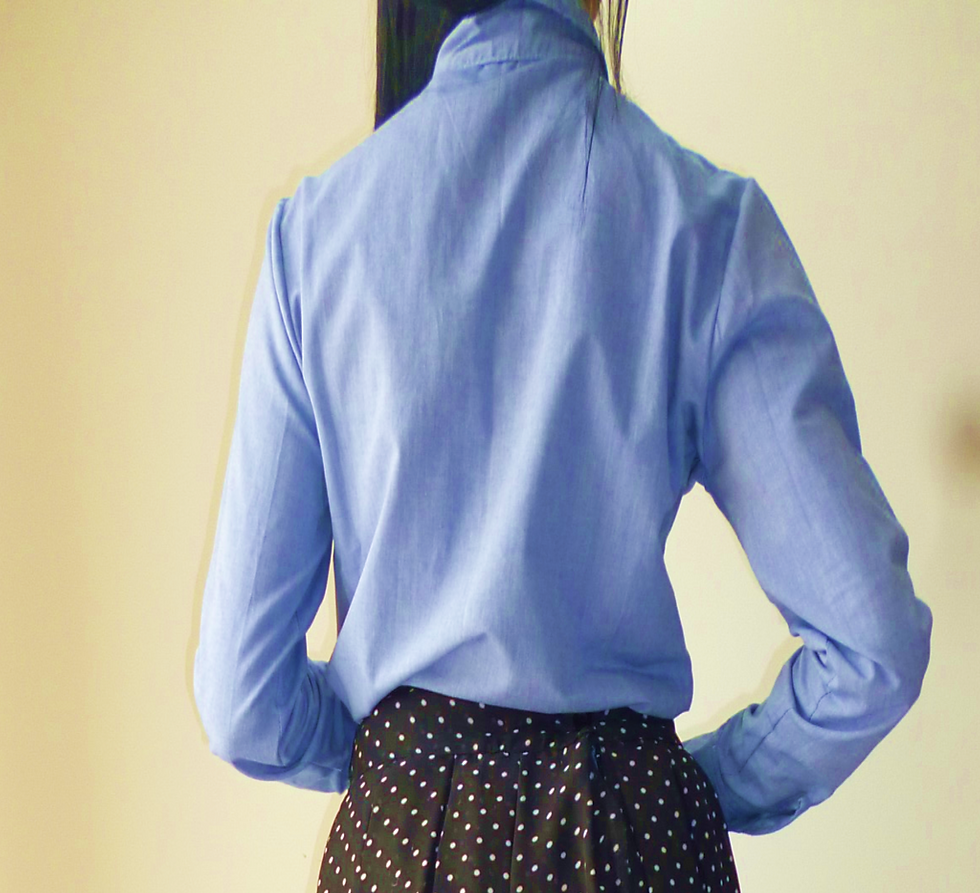 Miniatura: CAMISA AZUL CORBATÍN