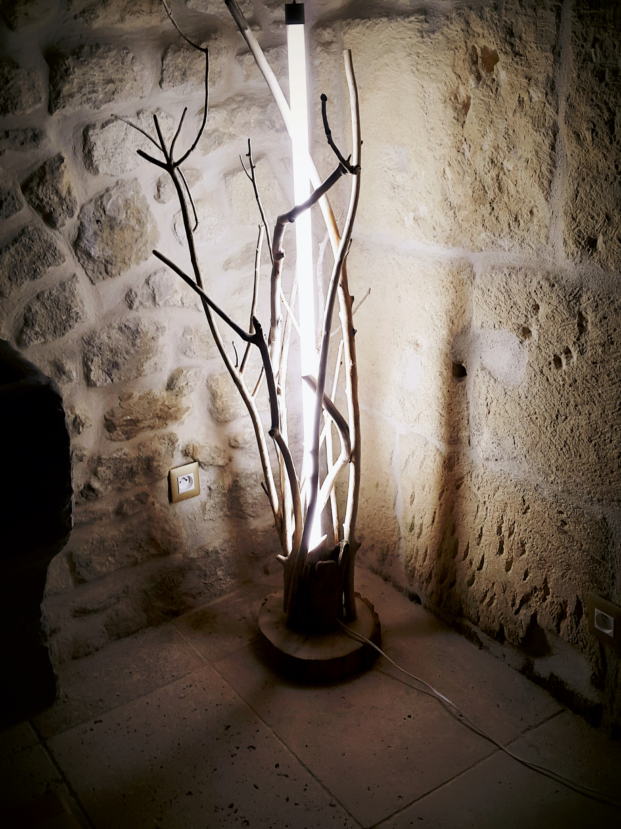 Lampe Déco "néon violet"