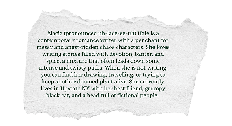 Alacia (pronounced uh-lace-ee-uh) Hale is a contemporary romance writer with a penchant fo