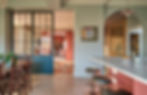 Bespoke kitchen with colourful cabinetry and carefully considered detailing
