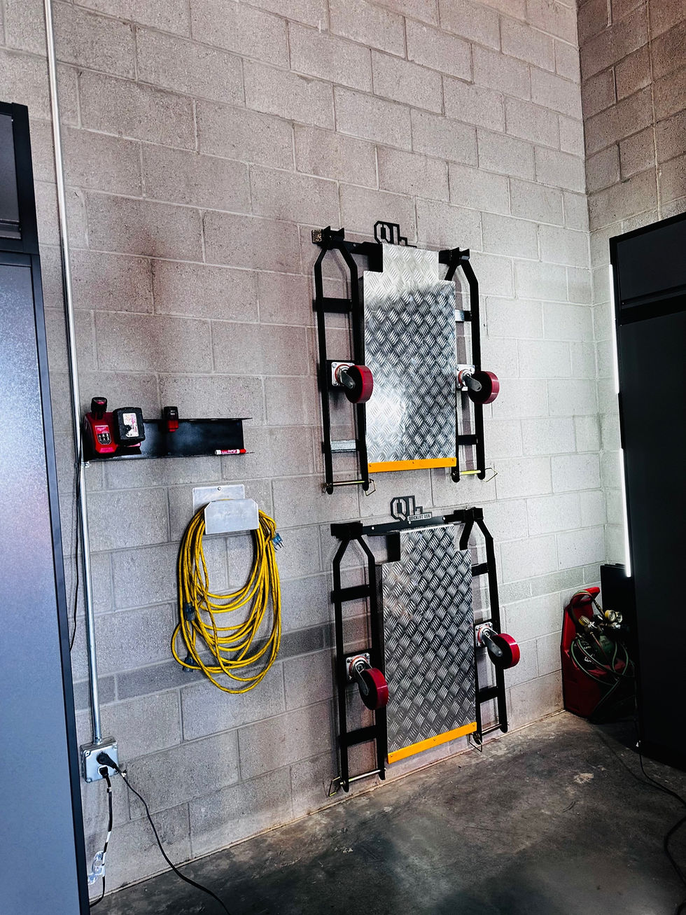 Thumbnail: FOUR POST CASTER/RAMP WALL HANGER SET | 2 PC
