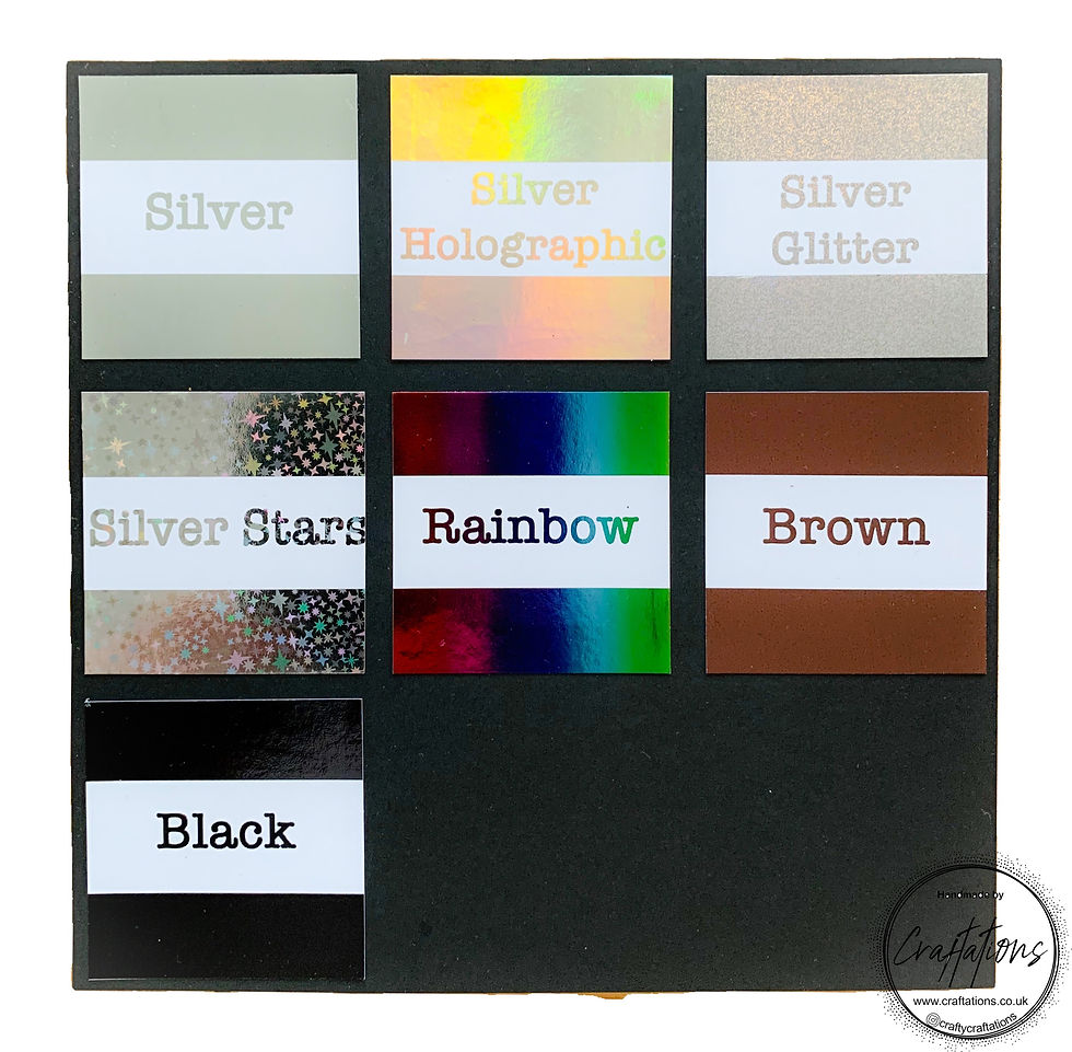 Thumbnail: 50 sheets A4 Toner Foil GOLD HOLOGRAPHIC Works With Tattered Lace