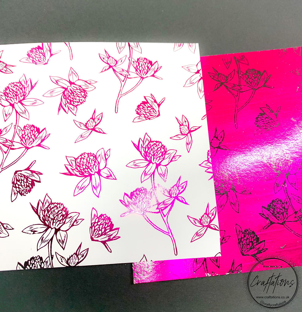 Thumbnail: FLORAL 1 Mixed Set A4 Toner Sheets works with Tattered Lace Foiling Machine