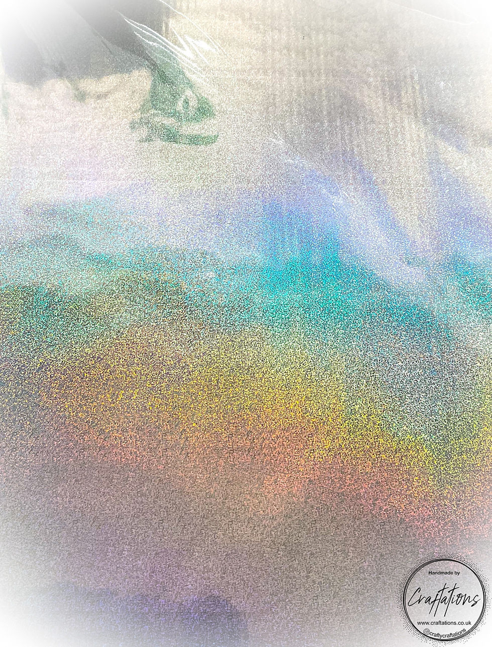 50 sheets A4 Toner Foil SILVER HOLOGRAPHIC GLITTER Works With Tattered Lace