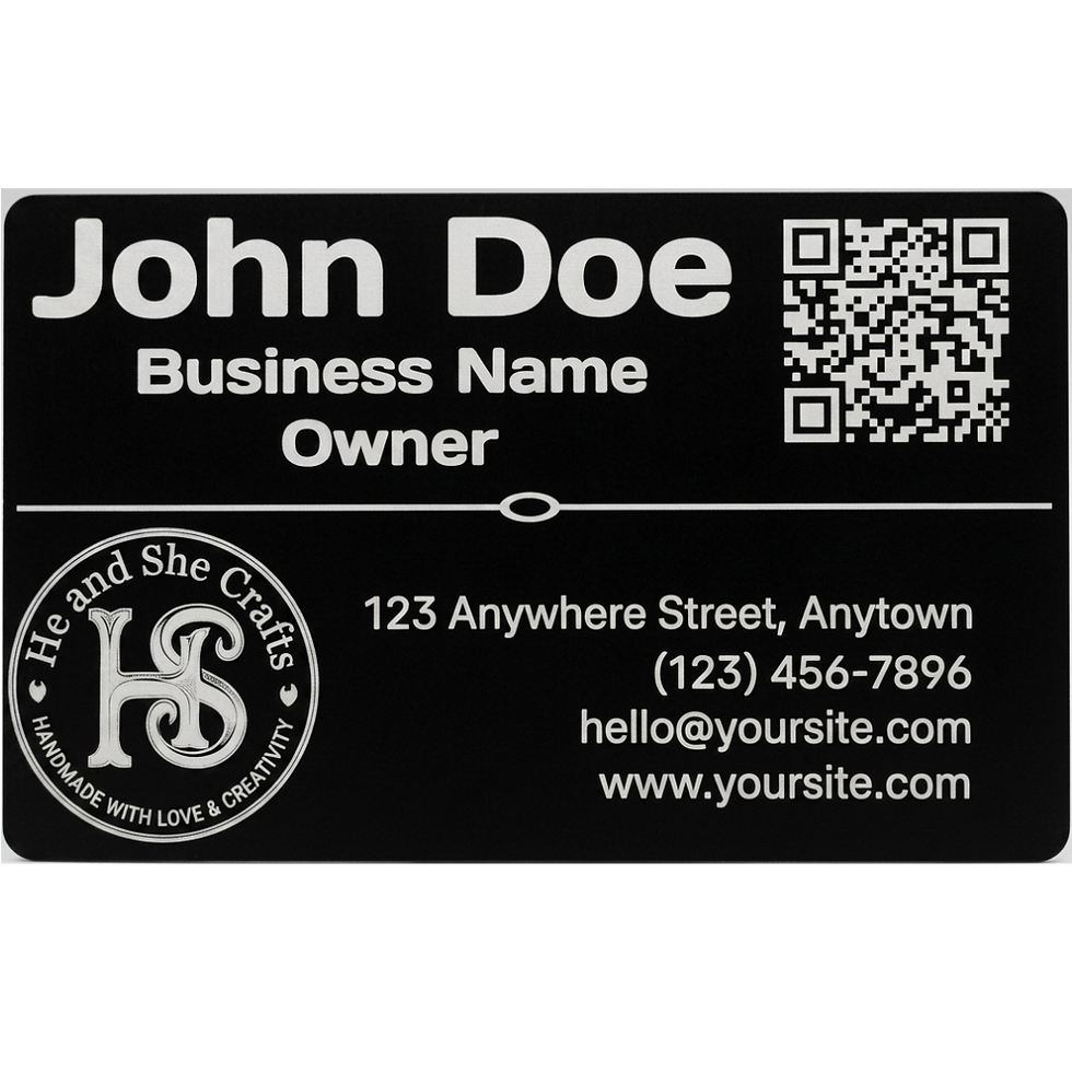 Thumbnail: Metal Engraved Business Cards