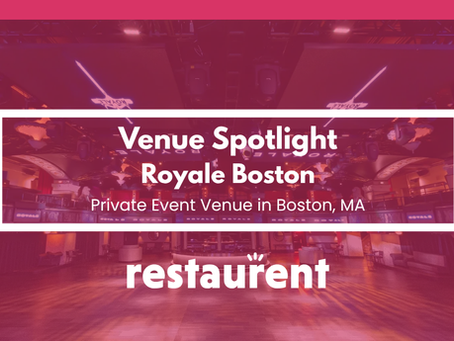 Interior of Royale Boston, a large private event and entertainment venue in Boston’s Theater District.