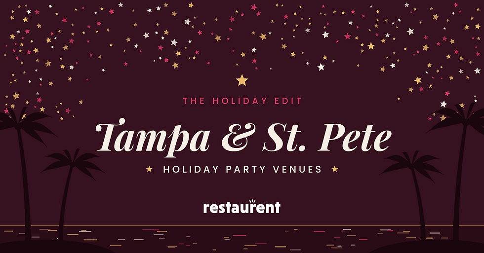 The Holiday Edit: Tampa and St. Petersburg holiday party venues from RestauRent