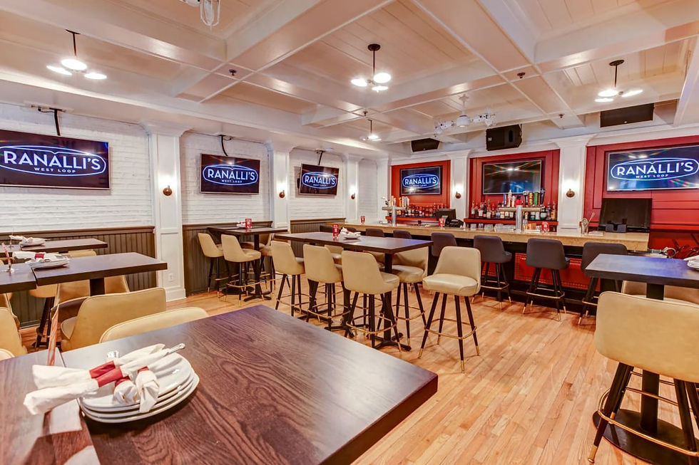 Bar and dining area at Ranalli's West Loop in Chicago