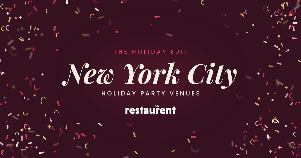The Holiday Edit: New York City holiday party venues from RestauRent