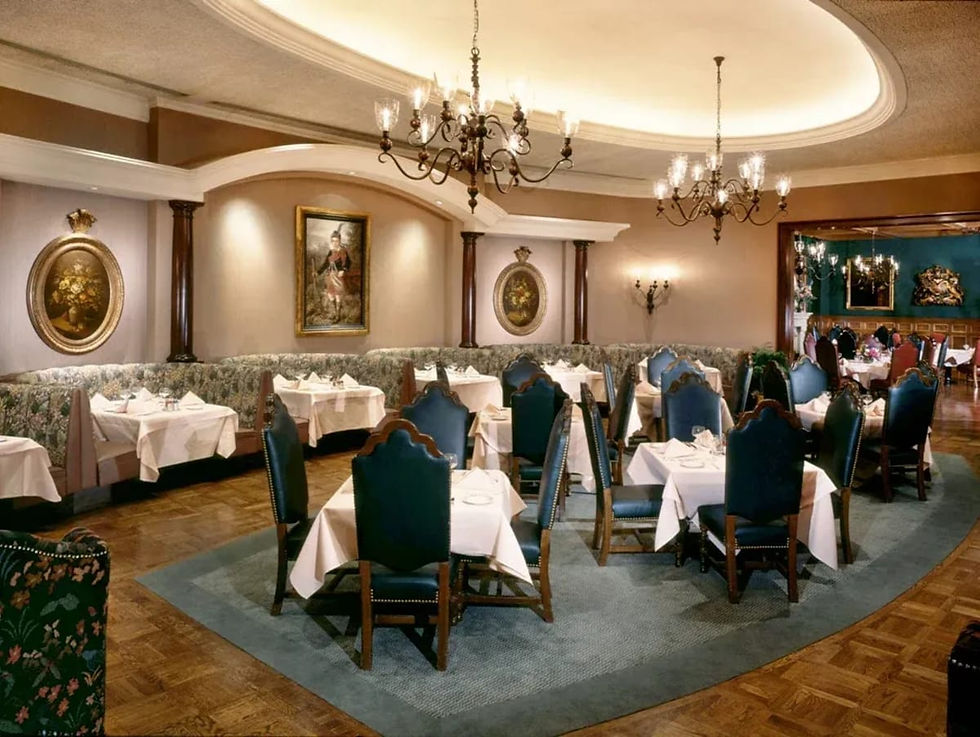 Dining room at Lawry's The Prime Rib in Beverly Hills