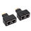 Küçük resim: Alfais 4845 Hdmi Rj45 Cat5 6 Extender Uzatıcı Uzatma Aparatı Adaptör