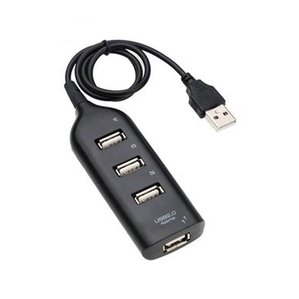 4 Port USB Hub USB 2.0 Çoklayıcı Siyah