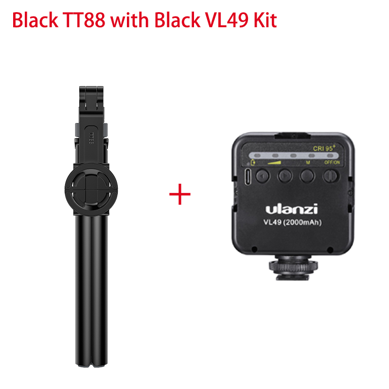 Thumbnail: Ulanzi TT88 1.44M Overhead Selfie Stick Phone Tripod with Magnetic Clamp Wireles