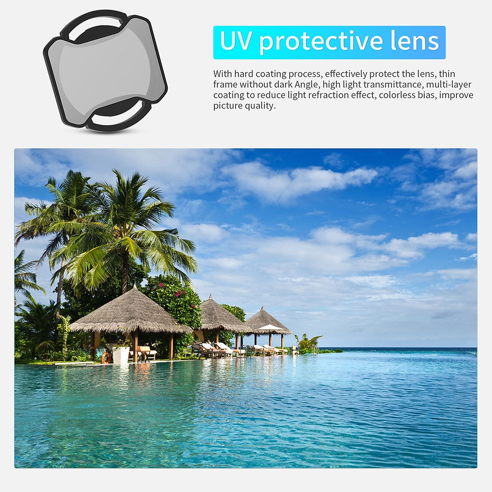 Thumbnail: RCSTQ ND Filter For DJI Avata 2 Optical Glass Lenses Adjustable Filter Set ND8 N