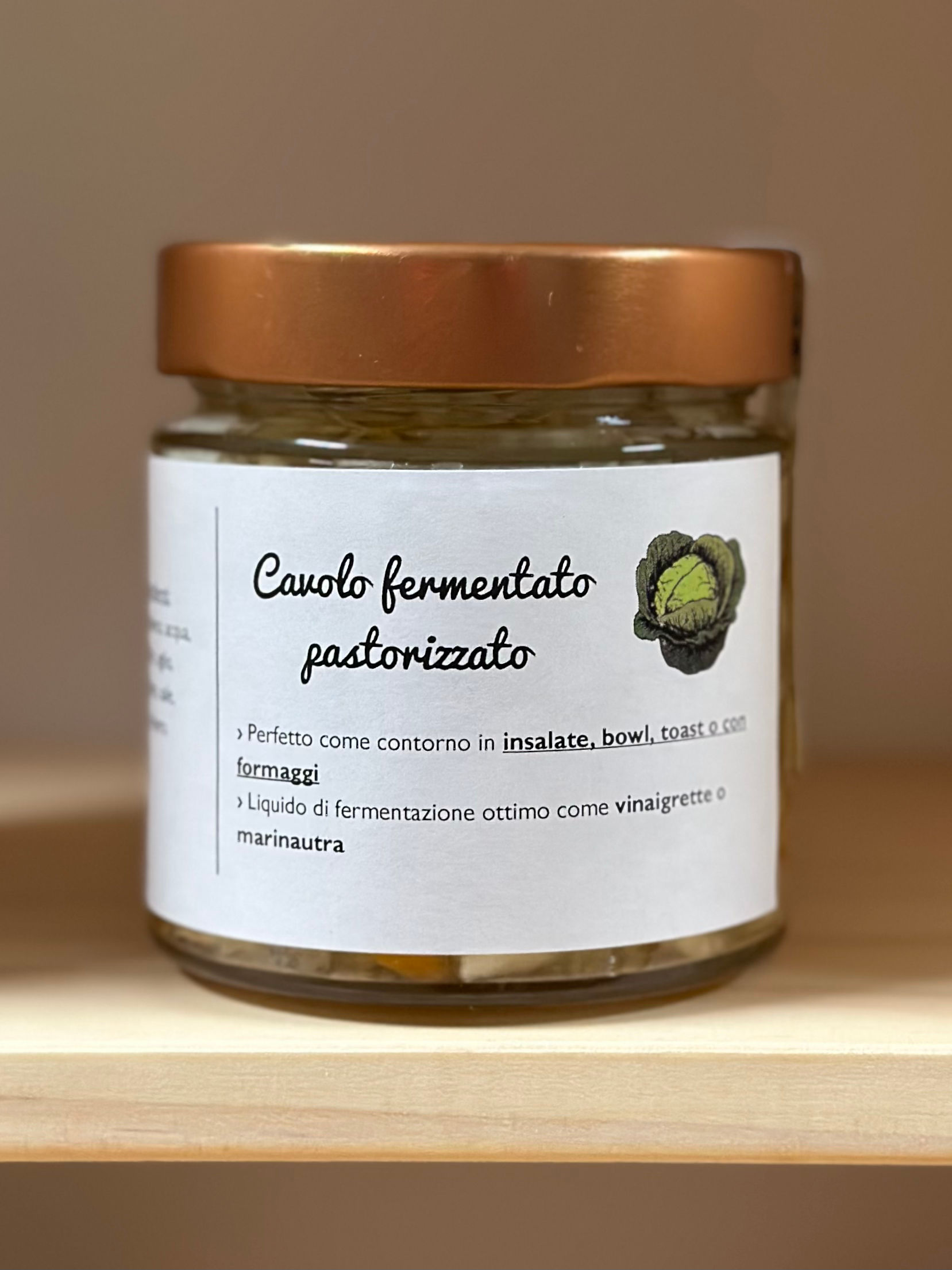 Cavolo fermentato pastorizzato