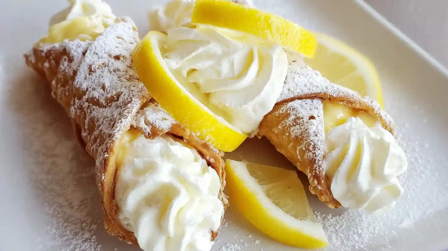 Lemon Cannoli
