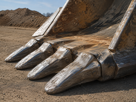 Common causes of uneven bucket-tooth wear