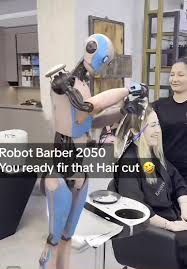 Robot cutting Hair