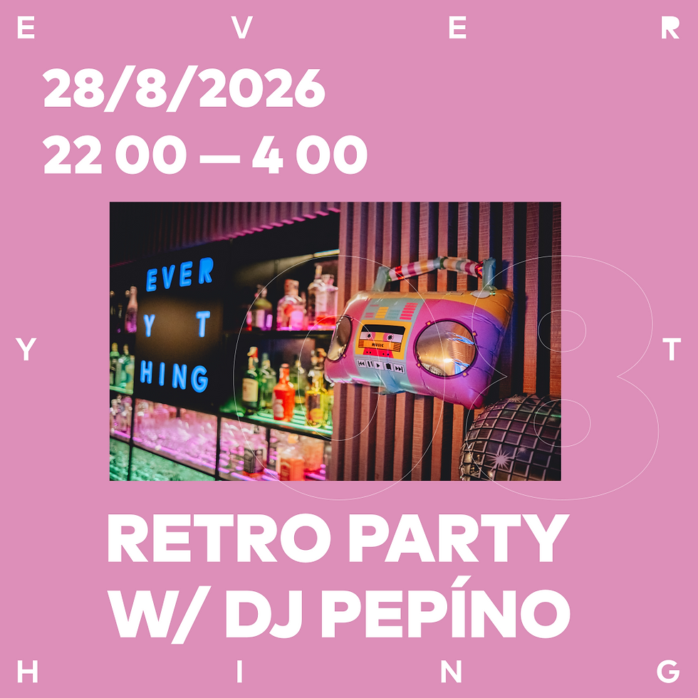 Retro Party w/ DJ Pepíno