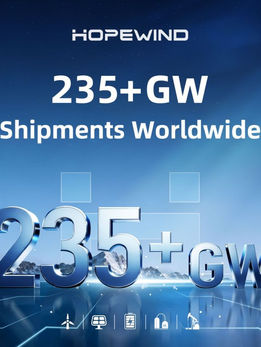 Hopewind supera 235 GW entregues e consolida reconhecimento global no setor de energia renovável