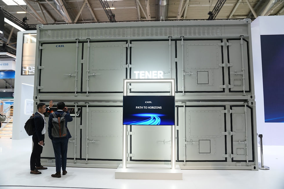 CATL presentará TENER Stack, el primer sistema de almacenamiento de energía del mundo con 9 MWh, durante The smarter E South America 2025