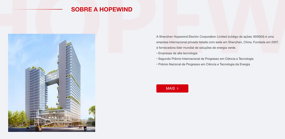 Armazenamento de Energia em Foco: Hopewind Como Protagonista da Sustentabilidade