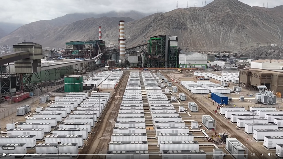Sungrow impulsiona megaprojeto de quase 1 GWh em baterias no Chile e reforça aposta no mercado brasileiro de armazenamento