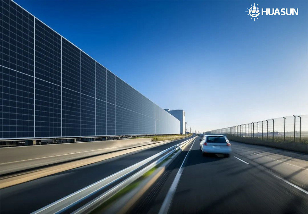 Sinergia entre Fotovoltaico e Transporte: Inovação Vertical HJT da Huasun Impulsiona Mobilidade Eficiente em Espaço e de Baixo Carbono