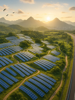 Brasil destrava usinas solares em terrenos irregulares com tecnologia avançada de rastreamento
