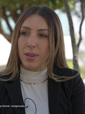 Talita Martins CEO Equos ESG at the National Climate Change Meeting for the Energy and Agribusiness Sector