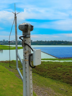 Inovação flutuante: videomonitoramento aumenta a segurança e a eficiência na maior usina solar do Brasil