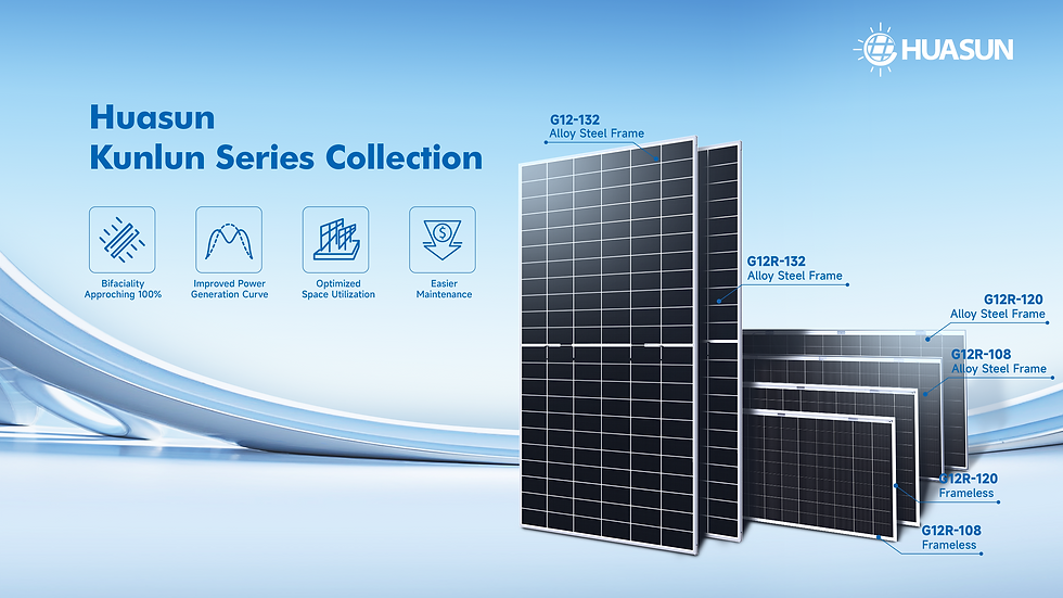Sinergia entre Fotovoltaico e Transporte: Inovação Vertical HJT da Huasun Impulsiona Mobilidade Eficiente em Espaço e de Baixo Carbono