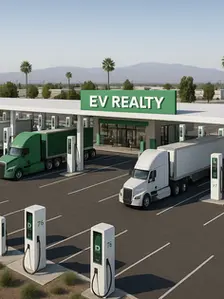 Caminhões elétricos ganham força na Califórnia com mega hubs de recarga rápida