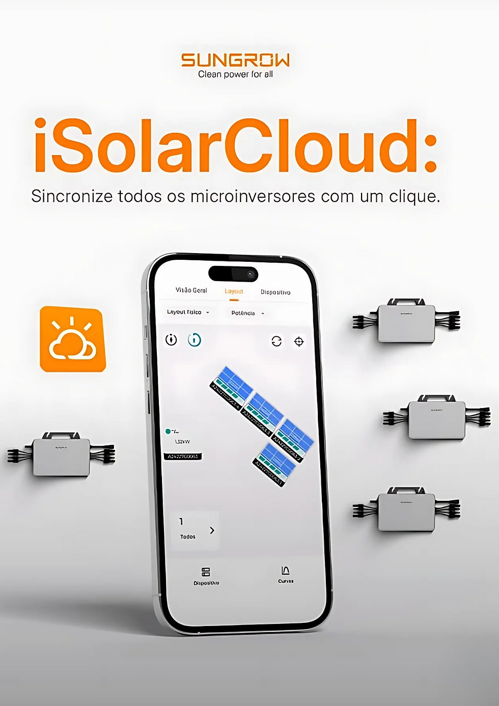 Sungrow lança microinversor S2000S-SA no Brasil com sincronização automática via iSolarCloud e tecnologia WiFi e uma antena blindada