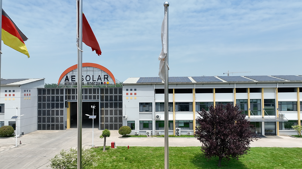 AE Solar - Fabrica na China